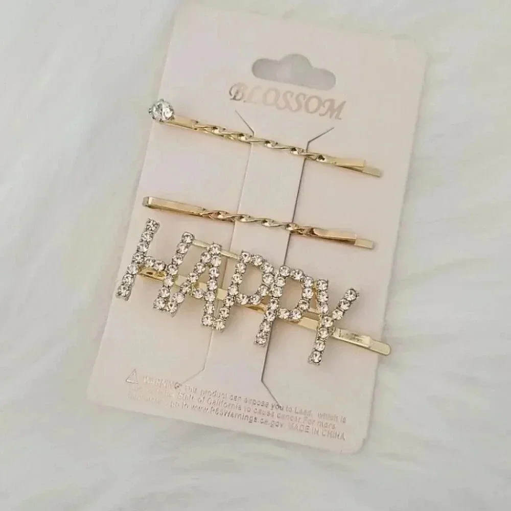 Happy Hair Pin